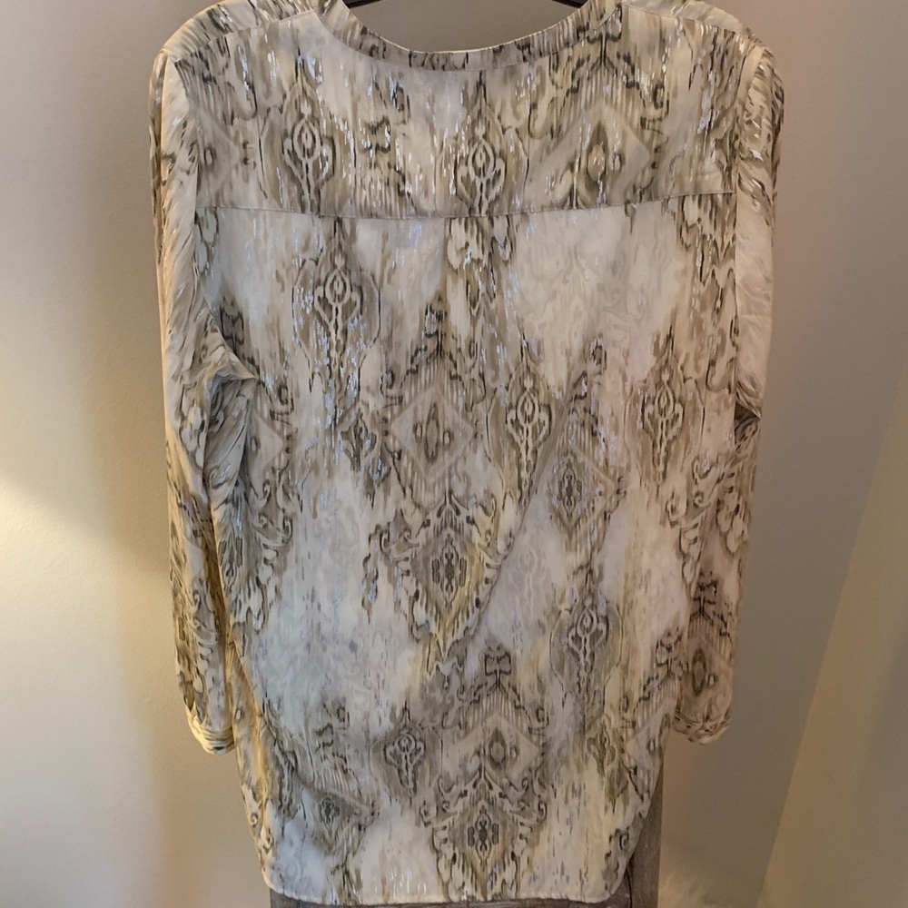 Chico’s Shine Patterned Top - Picture 6 of 6